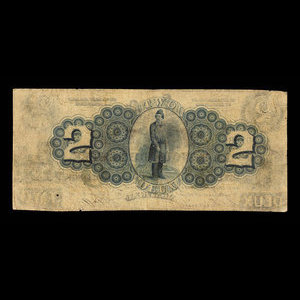 Canada, Banque du Peuple (People's Bank), 2 dollars : May 2, 1870