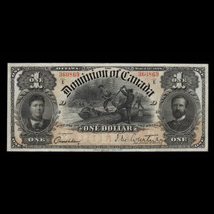 Canada, Dominion of Canada, 1 dollar : March 31, 1898