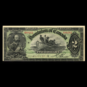 Canada, Dominion of Canada, 2 dollars : July 2, 1897