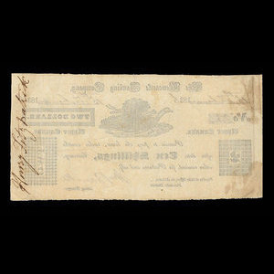 Canada, Newcastle Banking Company, 2 dollars : February 15, 1836