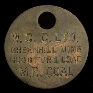 Canada, Western Canadian Collieries (W.C.C.) Limited, 1 load, coal : April 30, 1957