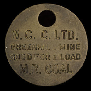 Canada, Western Canadian Collieries (W.C.C.) Limited, 1 load, coal : April 30, 1957