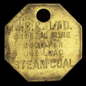 Canada, Western Canadian Collieries (W.C.C.) Limited, 1 load, steam coal : April 30, 1957