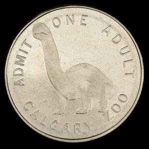 Canada, Calgary Zoo, 1 admission, adult : 1969