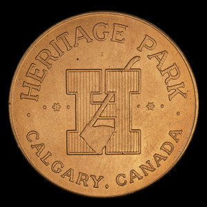 Canada, Heritage Park, 1 admission, adult : July 1964