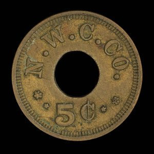 Canada, Northwestern Candy (N.W.C.CO.) Co., 5 cents :