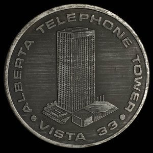 Canada, Alberta Telephone Tower, no denomination : 1972