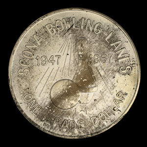 Canada, Scona Bowling Lanes, 1 dollar : 1967