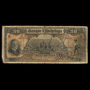 Canada, Banque d'Hochelaga, 50 dollars : January 1, 1914