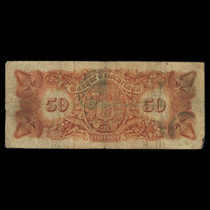 Canada, Banque d'Hochelaga, 50 dollars : January 1, 1914