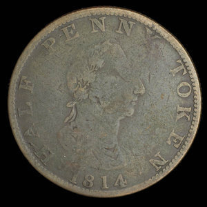 Canada, Carritt & Alport, 1/2 penny : 1814