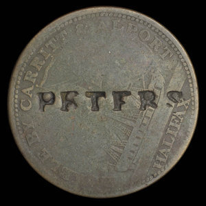 Canada, Carritt & Alport, 1/2 penny : 1814