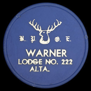 Canada, Elks ( B.P.O.E.) Lodge No. 222, no denomination :