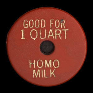 Canada, Palm Dairies Ltd., 1 quart, homo milk : 1982