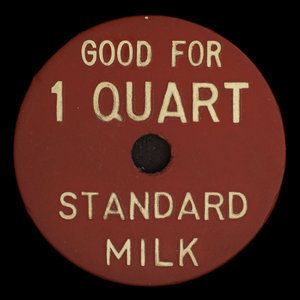 Canada, Union Milk Co. Ltd., 1 quart, standard milk :