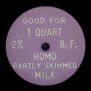 Canada, Union Milk Co. Ltd., 1 quart, 2% homo milk :