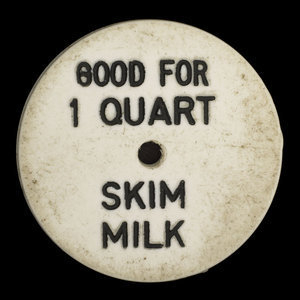 Canada, Union Milk Co. Ltd., 1 quart, skim milk :