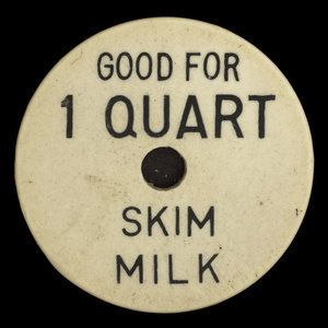 Canada, Union Milk Co. Ltd., 1 quart, skim milk :