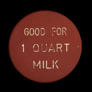 Canada, Claresholm Dairy, 1 quart, milk : 1969