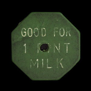 Canada, Claresholm Dairy, 1 pint, milk : 1969