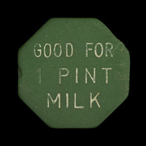 Canada, Claresholm Dairy, 1 pint, milk : 1969