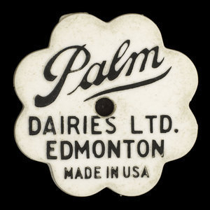 Canada, Palm Dairies Ltd., 1 quart, 2% sunnyvale milk : 1982