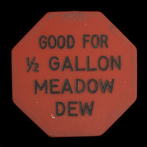 Canada, Purity Dairy, 1/2 gallon, medow-dew milk : 1970