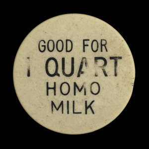 Canada, Crystal Dairy Ltd., 1 quart, homo milk :