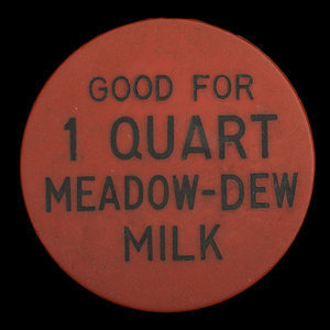 Canada, Purity Dairy, 1 quart, medow-dew milk : 1970