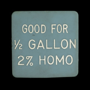 Canada, Sunalta Dairy, 1/2 gallon, 2% homo milk :