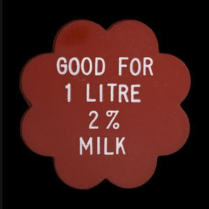 Canada, Alpha Milk Co., 1 litre, 2% milk : 1958