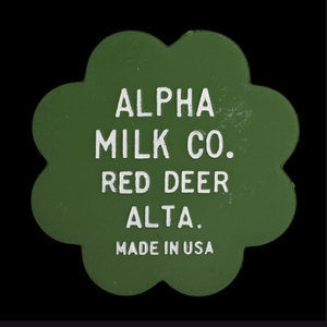 Canada, Alpha Milk Co., 2 litres, 2% milk : 1958