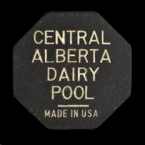 Canada, Central Alberta Dairy Pool, 1 quart, milk : 1967