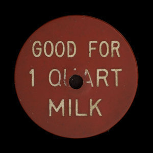 Canada, Fletcher's Dairy, 1 quart, milk : 1964