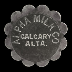 Canada, Alpha Milk Co., 1 pint, standard milk :