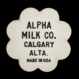 Canada, Alpha Milk Co., 1 litre, skim milk :