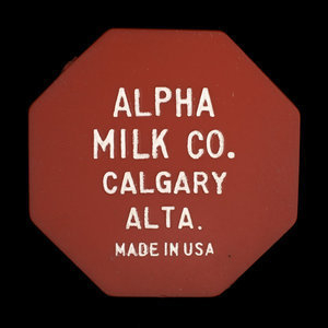 Canada, Alpha Milk Co., 1 pouch pack, 2 quarts, 2% milk :