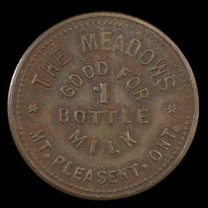 Canada, The Meadows, 1 bottle, milk : 1895