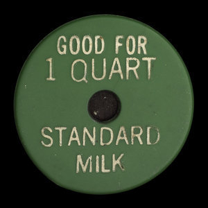 Canada, Palm Dairies Ltd., 1 quart, standard milk : 1982