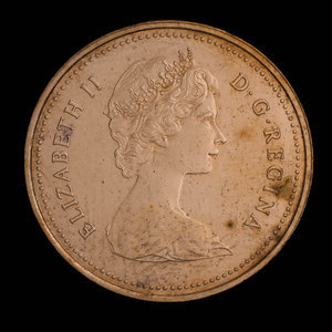 Canada, Elizabeth II, 1 cent : 1980