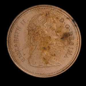 Canada, Elizabeth II, 1 cent : 1980