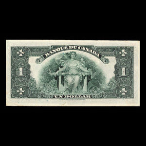 Canada, Bank of Canada, 1 dollar : 1935