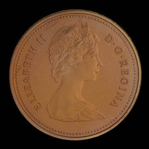 Canada, Elizabeth II, 1 cent : April 24, 1980