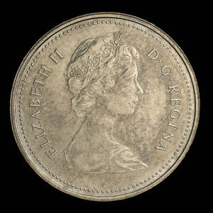 Canada, Elizabeth II, 10 cents : 1980