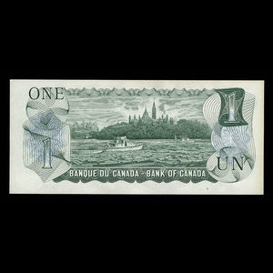 Canada, Bank of Canada, 1 dollar : 1973