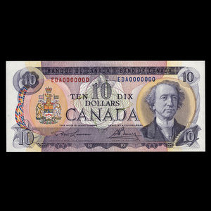 Canada, Bank of Canada, 10 dollars : 1971