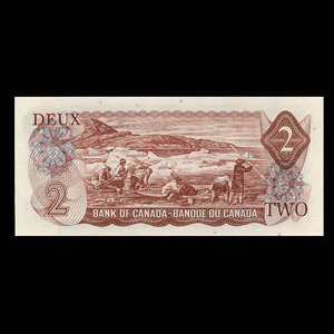 Canada, Bank of Canada, 2 dollars : 1974