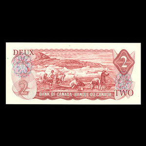 Canada, Bank of Canada, 2 dollars : 1974