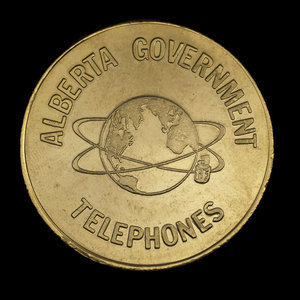 Canada, Alberta Government Telephones, 5 dollars : 1980
