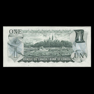 Canada, Bank of Canada, 1 dollar : 1973